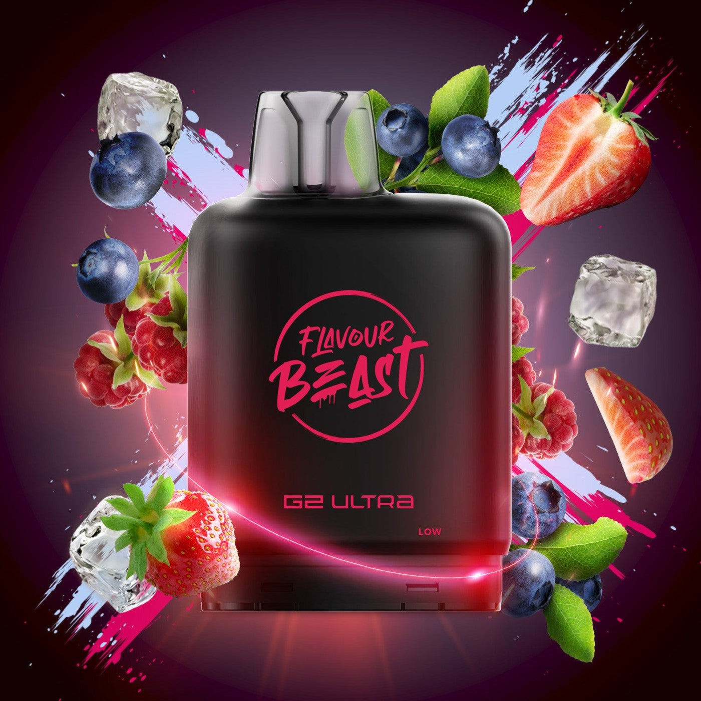 STRAWBERRY RASPBERRY BLUEBERRY (ICED) LEVEL X G2 ULTRA 50K POD pod