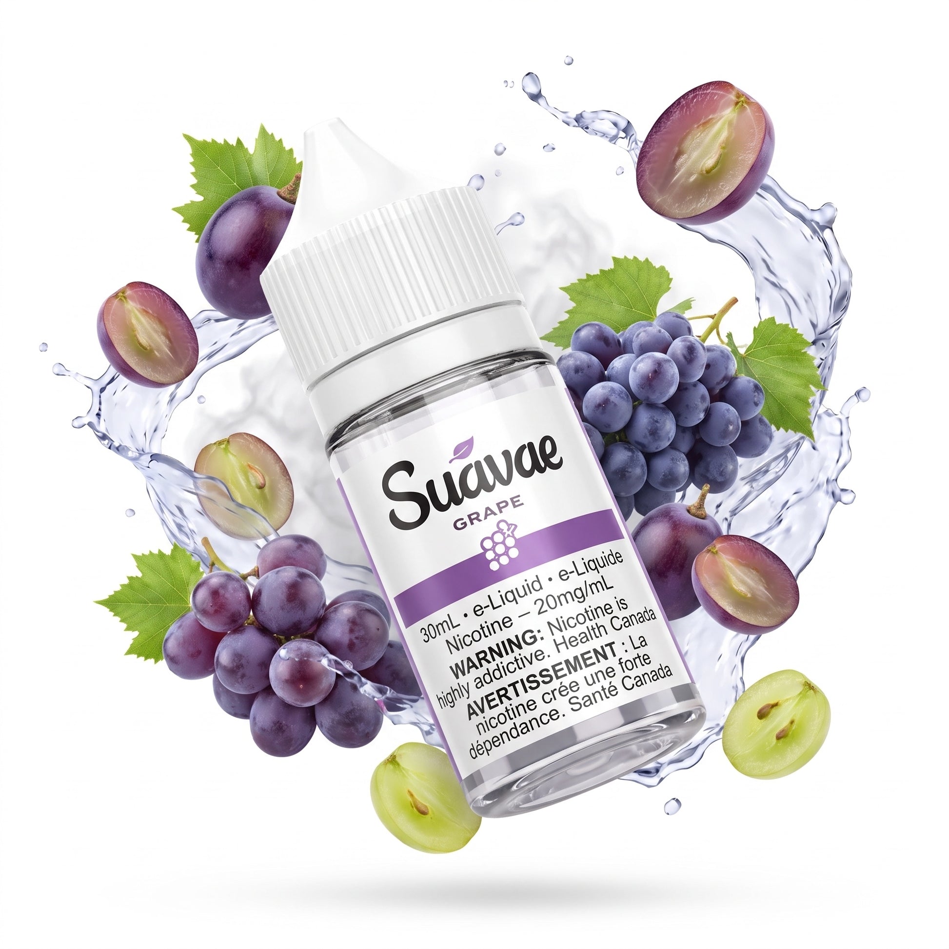 GRAPE SUAVAE e-liquid bottle