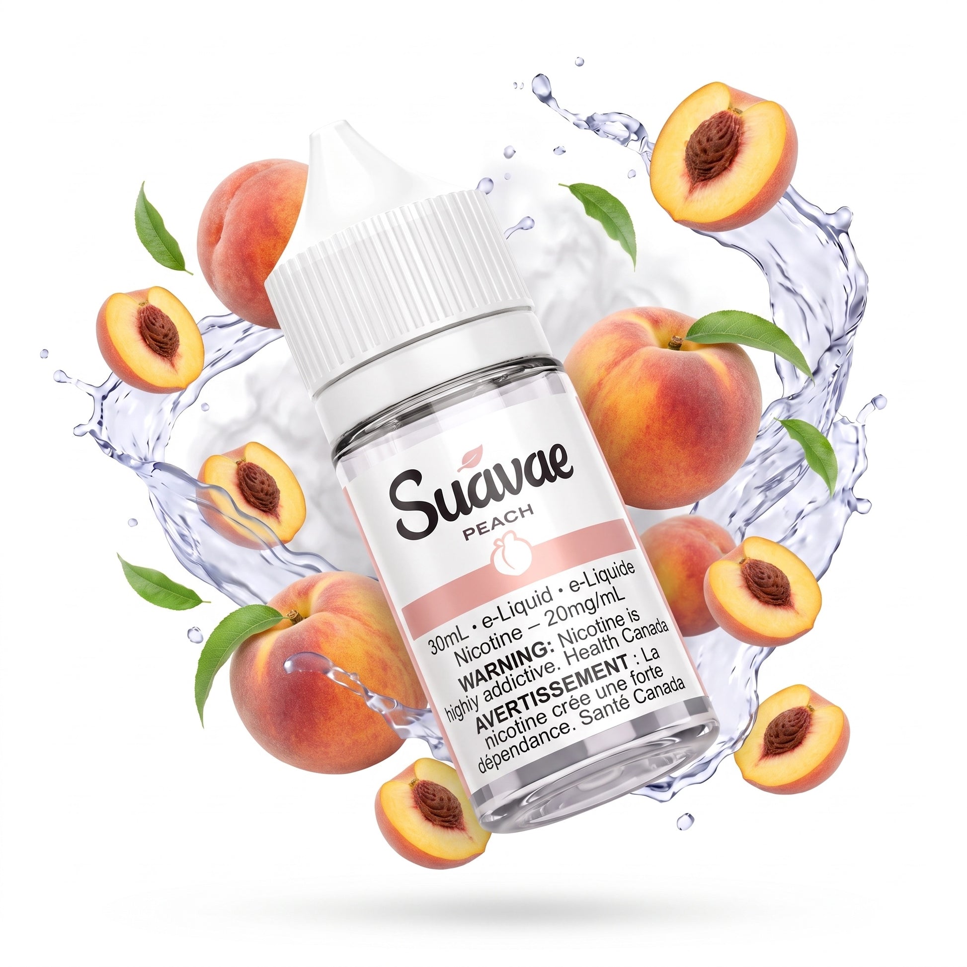 PEACH SUAVAE e-liquid bottle