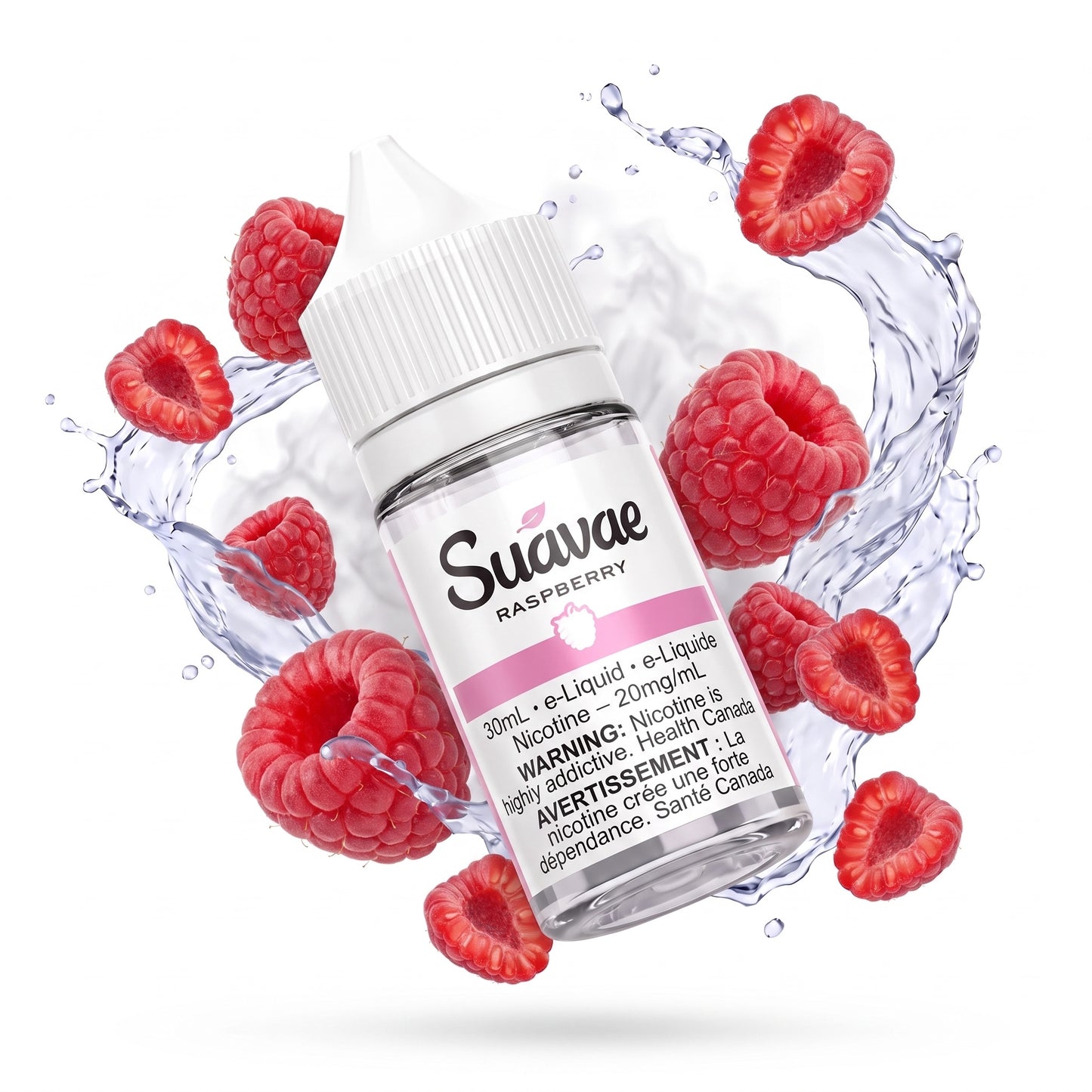 RASPBERRY SUAVAE e-liquid bottle