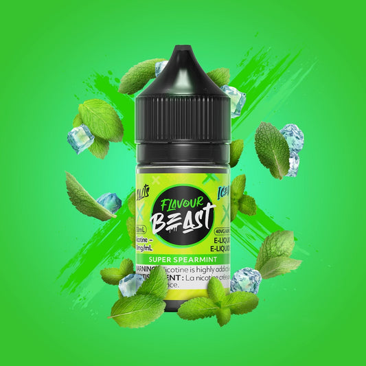 SUPER SPEARMINT FLAVOUR BEAST 30mL salt nic e-liquid