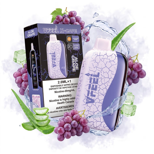 ALOE GRAPE VFEEL X-CAPE disposable vape