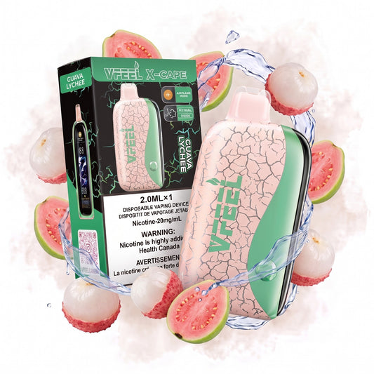 GUAVA LYCHEE VFEEL X-CAPE disposable vape