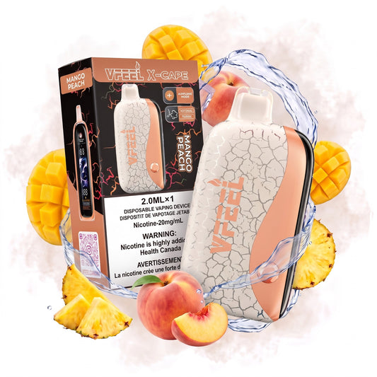 MANGO PEACH VFEEL X-CAPE disposable vape