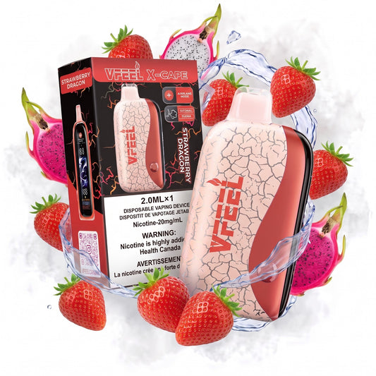 STRAWBERRY DRAGON VFEEL X-CAPE disposable vape