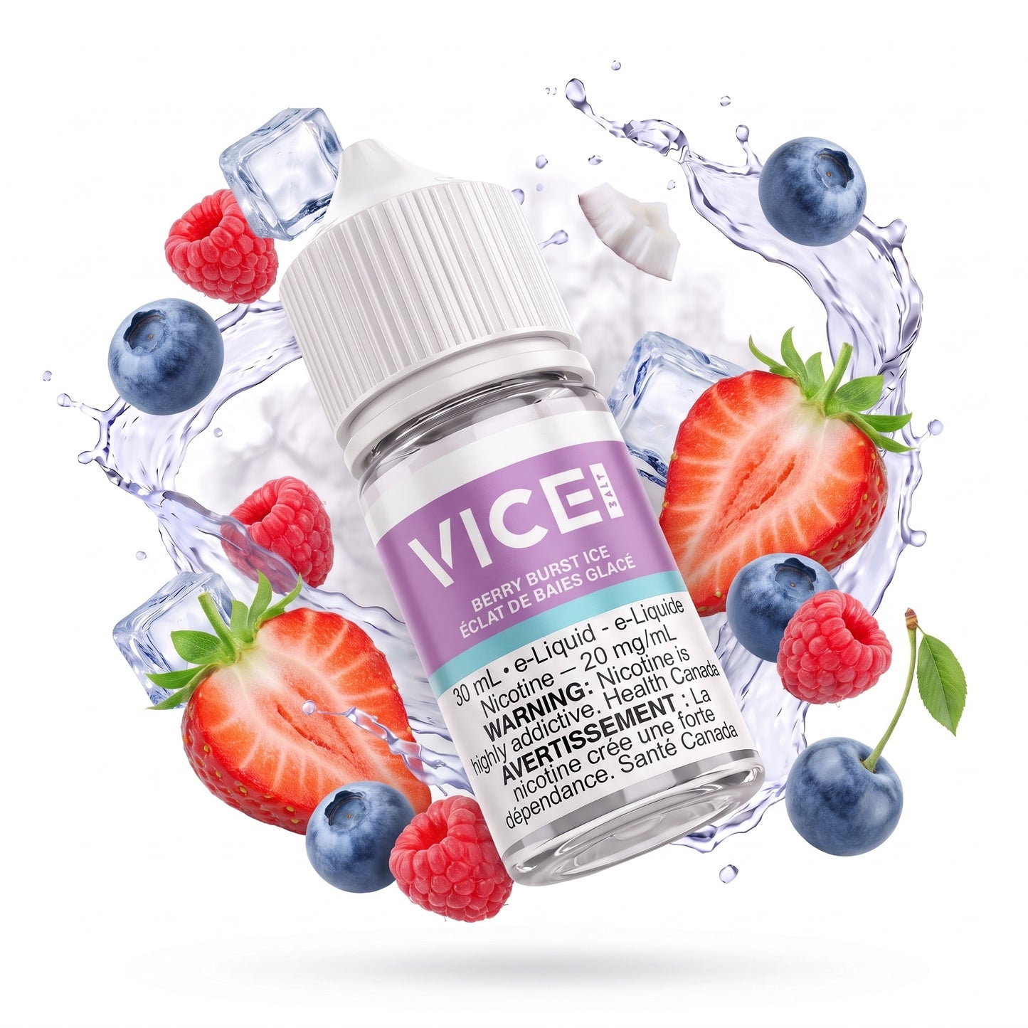 BERRY BURST ICE VICE e-liquid bottle