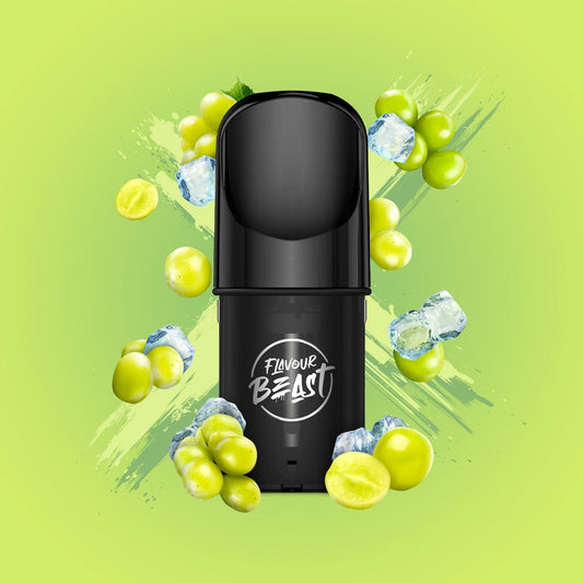 WILD WHITE GRAPE ICED FLAVOUR BEAST POD PACK pod pack